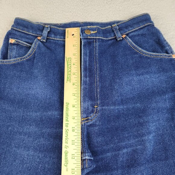 Vintage LEE Riders Jeans Women's 16P Blue Curvy Hight Waist Heavy USA Made - Picture 7 of 12